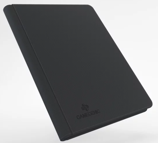 GameGenic Binder: 18-Pocket Zip-up Album Black GGS31001ML